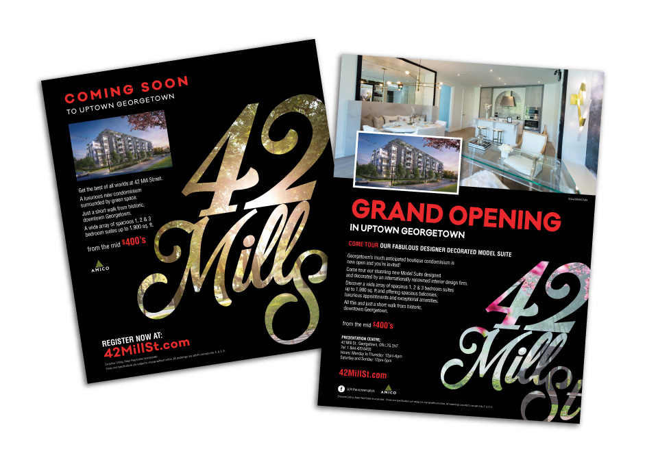 High Rise, AMICO, 42 Mill St, Print Advertising