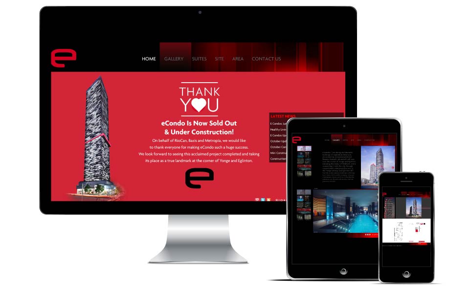High Rise, Bazis, e Condos, Website
