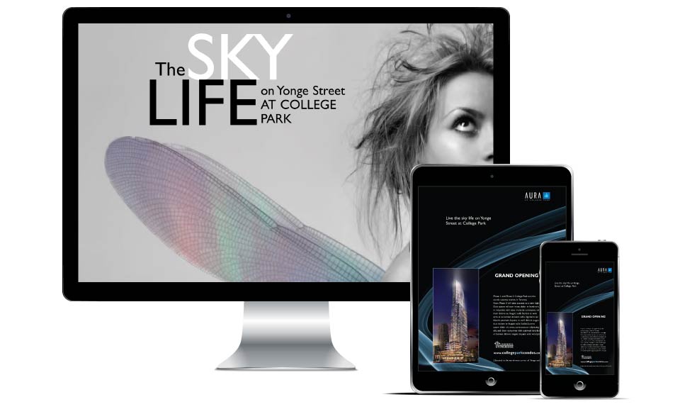 High Rise, Canderel, Aura, Website
