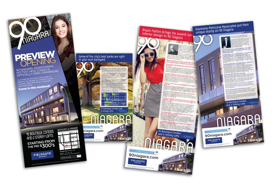 High Rise, Fieldgate Homes,  90 Niagara, Digital Campaign
