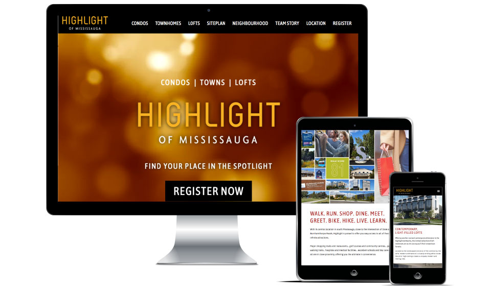 High Rise, Hazelton Developments, Highlight of Mississauga, Website