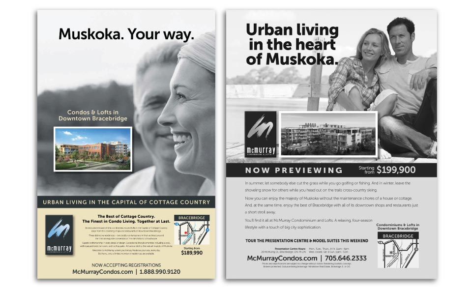 High Rise, John Davies,  McMurray Condominiums & Lofts , Print Advertising