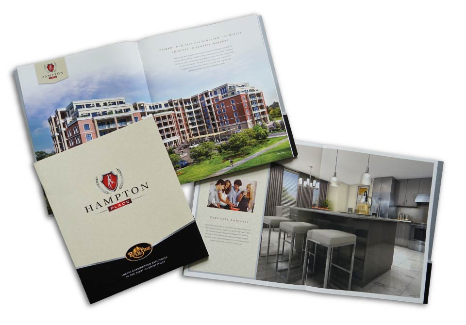 High Rise, Royal Pine Homes, Hampton Place, Print Material