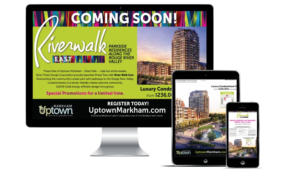 High Rise, Times Group Corp, Riverwalk, Website